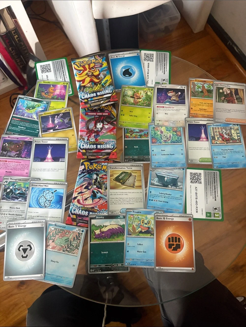 12 Assorted OPEN booster packs (93)